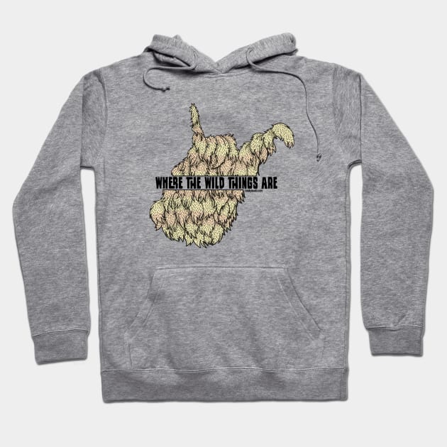 Wild Wonderful West Virginia Hoodie by Ronkytonk